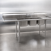 Thumbnail image #3 for Eagle Group 412 Series Floor Model Three-Compartment Sink with Left Drainboard, 430 Stainless Steel