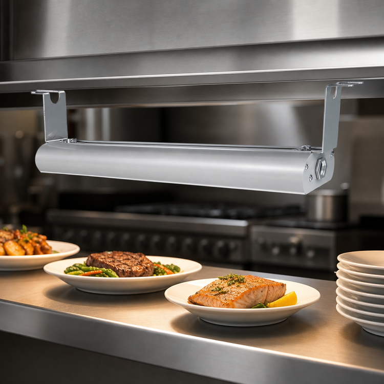 Product image #3 for Vollrath 36-Inch Low Profile Unlighted Single Strip Heat Lamp, Natural Aluminum, 208V