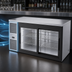 Thumbnail image #3 for True 60-Inch Two-Section Back Bar Cooler with Sliding Glass Doors and Stainless Steel Top