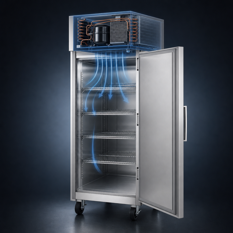 Product image #3 for True SPEC SERIES One-Section Reach-In Solid Swing Door Refrigerator