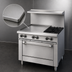Thumbnail image #3 for Garland US Range U Series 36-Inch Gas Restaurant Range with Smooth Steel Griddle, Storage Base, and Stainless Steel Front