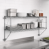 Thumbnail image #3 for Metro Erecta Regular Chrome Wire Wall Shelf Kit, 38.25 x 13 x 21 Inches