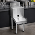 Thumbnail image #3 for CHOICE by Glastender Freestanding Stainless Steel Blender Station with Filler Board, Backsplash, and 10-Inch Blender Shelf, 18