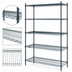 Thumbnail image #4 for Metro Super Erecta 5-Shelf Starter Wire Shelving Unit, 60