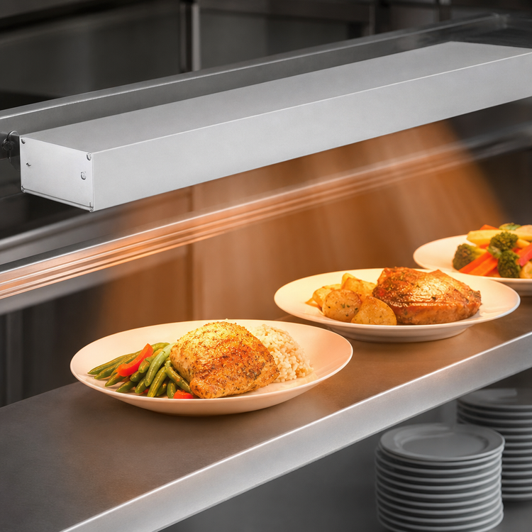 Product image #3 for Hatco Glo-Ray 36 Inch Unlighted Infrared Strip Heater, Single Metal Heating Rod, 120V, 575W