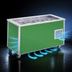 Thumbnail image #3 for Vollrath 4-Series Signature Server Stainless Steel Countertop Refrigerated Cold Station, 74 x 28 Inch, 5-Pan