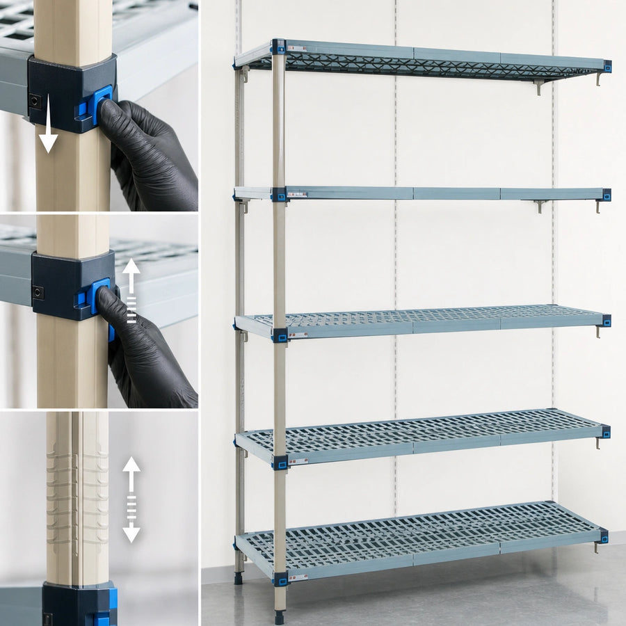 Quick-Adjust Shelf System
