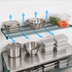 Thumbnail image #4 for Metro Super Erecta 72-Inch x 21-Inch Wire Shelf, Metroseal Green Epoxy-Coated with Microban
