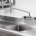 Thumbnail image #3 for T&S Brass B-1117-M Workboard Faucet with 10-Inch Swing Nozzle, 4-Inch Centers, Splash Mount
