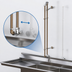 Thumbnail image #3 for T&S Brass B-0491-01 Wall-Mount Service Sink Faucet with Adjustable Centers, Elevated Vacuum Breaker and Rigid Nozzle