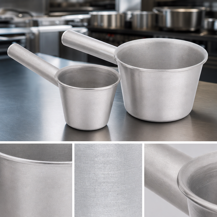 Product image #3 for Vollrath Professional Aluminum Transfer Ladle/Dipper, 64 oz., 13-5/8 Inch