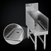 Thumbnail image #3 for Eagle Spec-Bar 18 Inch x 24 Inch Recessed Workboard with Perforated Insert and Drain