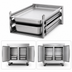 Thumbnail image #3 for Metro MBQ Mini Rack Tray/Tote Slide Accessory for 18 x 26 Sheet Pans and 12 x 20 x 3 Steam Table Pans