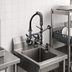 Thumbnail image #3 for T&S Brass Mini Pre-Rinse Unit with 8-Inch Deck Mount, Low-Flow Spray Valve, and 8-Inch Swing Nozzle