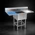 Thumbnail image #3 for Spec-Master 1-Compartment Stainless Steel Sink with Left Drainboard, 18 x 20 x 14 Bowl