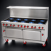 Thumbnail image #3 for American Range AR-12 72-Inch Commercial Gas Range with 12 Open Burners and 2 Standard Ovens