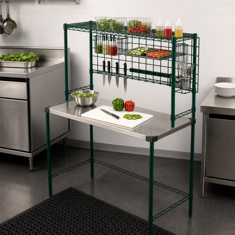 Product image #3 for Metro Chain Reaction All-In-One Prep Table, 48-Inch W x 24-Inch D
