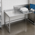 Thumbnail image #3 for Sapphire Manufacturing 84 Inch Straight Clean Dish Table, Right-to-Left Operation, 304 Stainless Steel