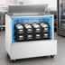 Thumbnail image #3 for Omcan Cold Wall Milk Cooler Cart, 12.4 Cu. Ft., Single Access, 8 Milk Crate Capacity