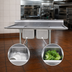 Thumbnail image #3 for Eagle Group 414 Series 2-Compartment Stainless Steel Drainboard Sink with Backsplash, 100-Inch Wide