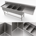 Thumbnail image #3 for John Boos Pro-Bowl 4-Compartment Sink with 30