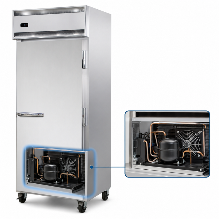 Product image #3 for Continental Refrigerator 1FXN One-Section Extra-Wide Reach-In Freezer