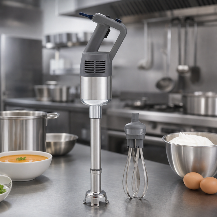 Product image #3 for Robot Coupe MP 350 Combi Commercial Handheld Power Mixer with 14-Inch Shaft and Whisk Attachment