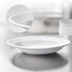 Thumbnail image #3 for Winco Birkhall 26 oz White Rolled Edge Porcelain Pasta Bowl, 12 Inch Round