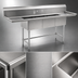 Thumbnail image #3 for Eagle Group BlendPort BPFC Series 2-Compartment Sink, Left Drainboard, 24 x 24 Bowls, 16-Gauge 304 Stainless Steel