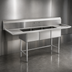 Thumbnail image #3 for BlendPort BPFC Series 3-Compartment Stainless Steel Sink with 24-Inch Left Drainboard, 18 x 24-Inch Bowls