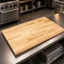 Thumbnail image #3 for Boos Block Northern Hard Rock Maple Blended Edge Grain Kitchen Countertop, 108 x 32 x 1-1/2 Inch, Varnique Finish