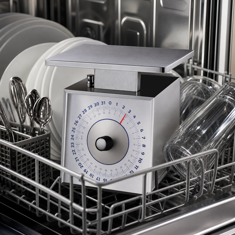 Product image #3 for Edlund Premier Series SR-2 OP Dishwasher Safe Stainless Steel Portion Control Scale with Oversized Platform, 32 oz x 1/4 oz