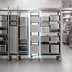 Thumbnail image #3 for Metro TOP-TRACK Super Erecta Stationary Intermediate Unit Kit, 18-Inch Wide, Chrome Plated