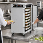Thumbnail image #4 for Metro HotBlox™ HBCN8-ASPC-UC 8-Pan Pass-Thru Undercounter Insulated Holding Cabinet, Solid Front/Clear Rear Door, Analog Control