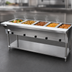 Thumbnail image #3 for Advance Tabco Triumph Supreme 5-Well LP Gas Commercial Steam Table with Undershelf and Cutting Board, 77-3/4 Inch Wide