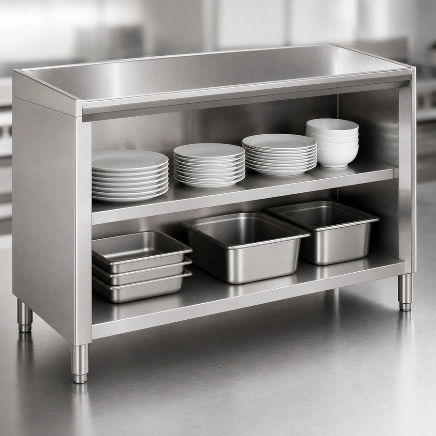 Open Base with Mid-Shelf