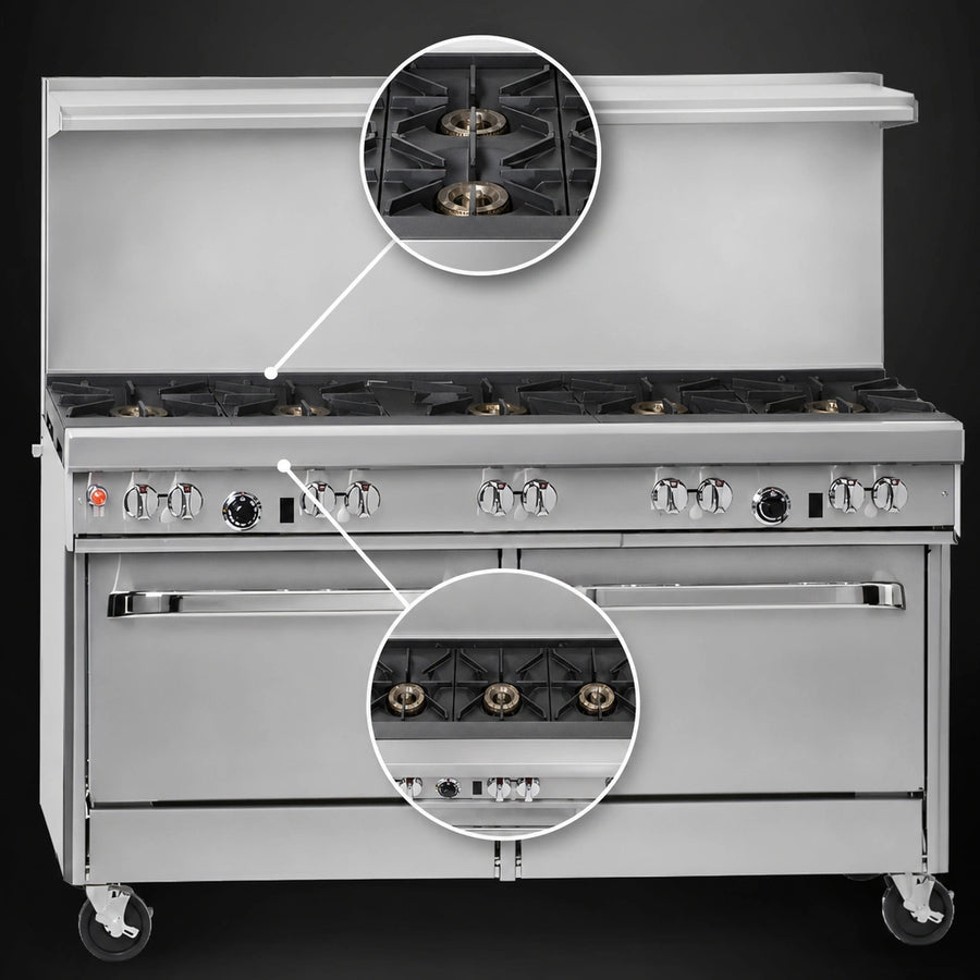Six-Burner Top