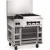 Thumbnail image #3 for Vulcan Endurance 36-Inch Natural Gas Restaurant Range with 2 Open Burners, 24-Inch Charbroiler and Standard Oven
