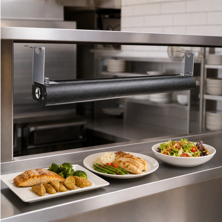 Product image #3 for Vollrath 72-Inch Low Profile Unlighted Strip Heat Lamp with Remote Toggle Switch