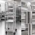 Thumbnail image #3 for Channel Manufacturing Stainless Steel End-Load Bun Pan Rack with Wire Slides and 5-Inch Casters, 36-Pan Capacity