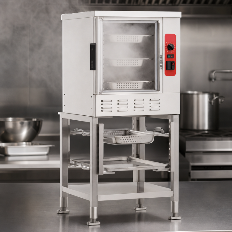 Product image #3 for Vulcan C24EA3-PS PowerSteam 24-Inch Countertop Electric Convection Steamer, 1 Compartment, 3-Pan Capacity
