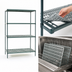Thumbnail image #3 for Metro Super Erecta Pro Convenience Pak 4-Shelf Polymer Shelving Unit, 48W x 24D x 74H