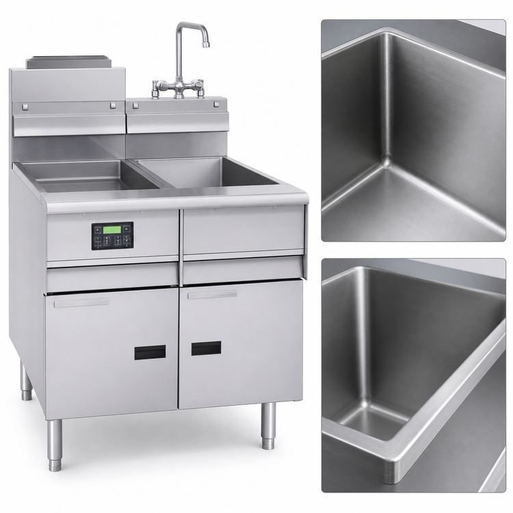Product image #3 for Southbend NOD14 Gas Pasta Cooker, 12-Gallon, 60,000 BTU, Digital Controller