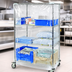 Thumbnail image #3 for Quantum Clear Vinyl Wire Cart Cover with Zipper Flap, 18 x 60 x 63 Inches