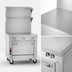 Thumbnail image #3 for Southbend Platinum 24-Inch Heavy Duty Modular Countertop Solid Top Spreader Plate with Stainless Steel Front and Sides