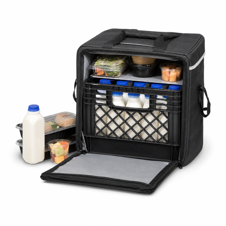 Holds 1 Milk Crate