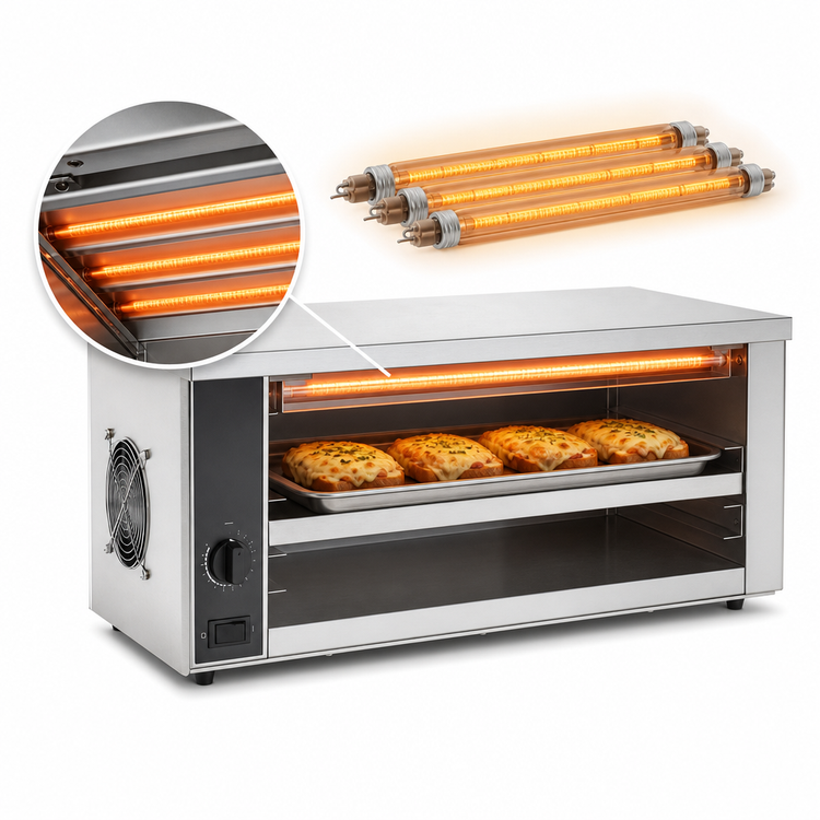 Product image #3 for Vollrath CM2-12026 Countertop Quartz Cheese Melter / Finishing Oven