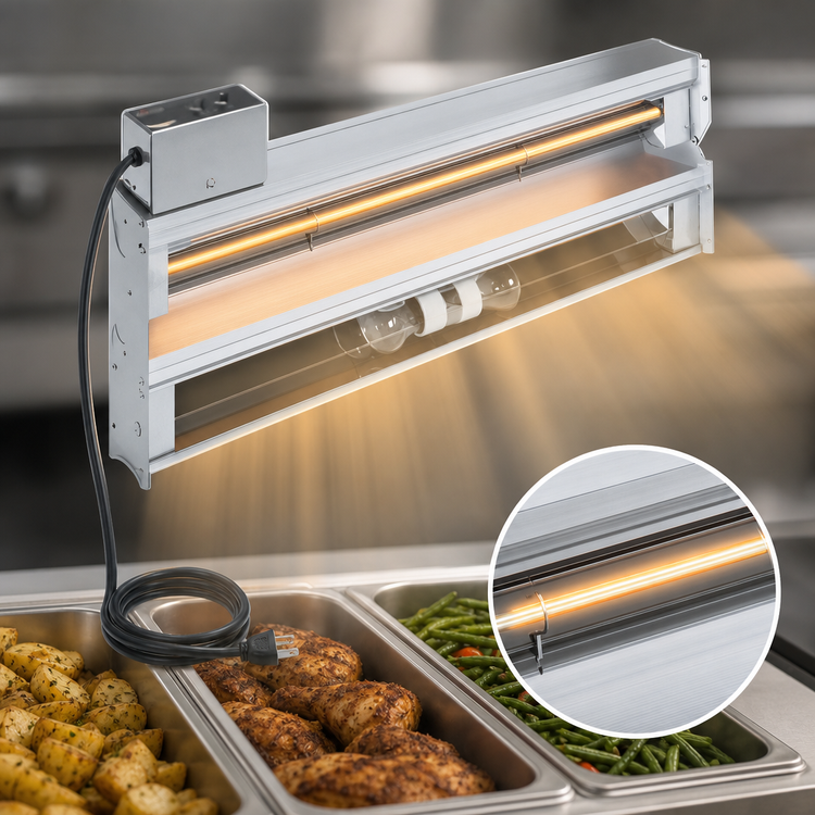 Product image #3 for Vollrath Cayenne 36-Inch Single Strip Heat Lamp, 825W, 120V