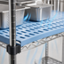 Thumbnail image #3 for QuadPlus Vented Blue Polymer Shelf Mat with Wire QuadTruss Frame, 72 x 24 Inches