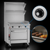 Thumbnail image #3 for Southbend Platinum 48-Inch Heavy Duty Gas Range with Full-Width Thermostatic Griddle, Standard Oven and 12-Inch Cabinet